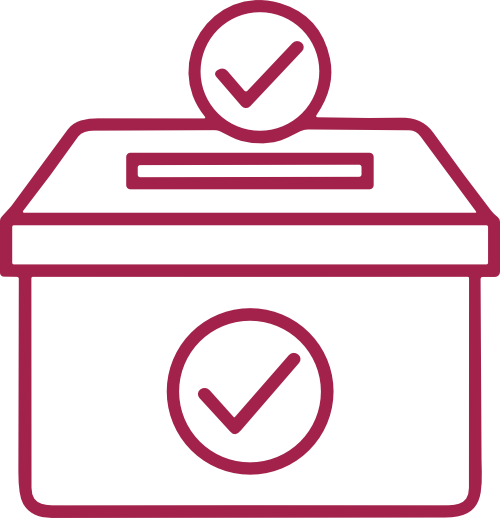 Ballot box icon